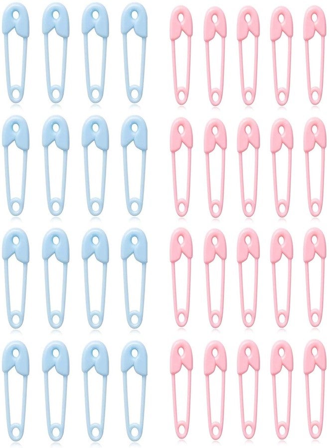 CHENXIN Mini Plastic Safety Pin Girl Baby Shower Table Decor 72Pcs Pins Baby Shower Favor Charms(36 Pink + 36 Blue) - Image 1