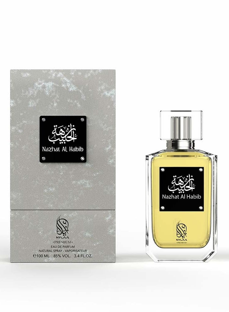 NYLAA Nazhat Al Habib Eau De Parfum For Unisex - 100 ML - Image 1