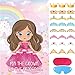 Hxezoc Pin The Crown on The Princess Party Games with 24 Pcs Crowns Large Princess Party Games Poster for Girls Kids Birthday Party Carnival Supplies - Image 2