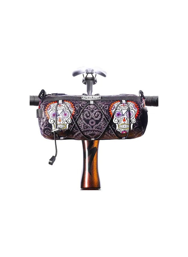 CyCology DAY OF THE LIVING HANDLEBAR BAG BLACK - Image 2