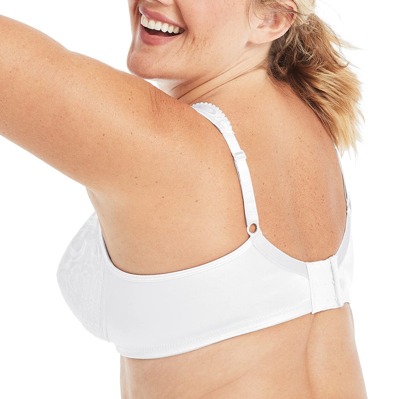 Playtex Women's 18 Hour Ultimate Lift & Support Wireless Bra US4745, 42G, White - Image 4