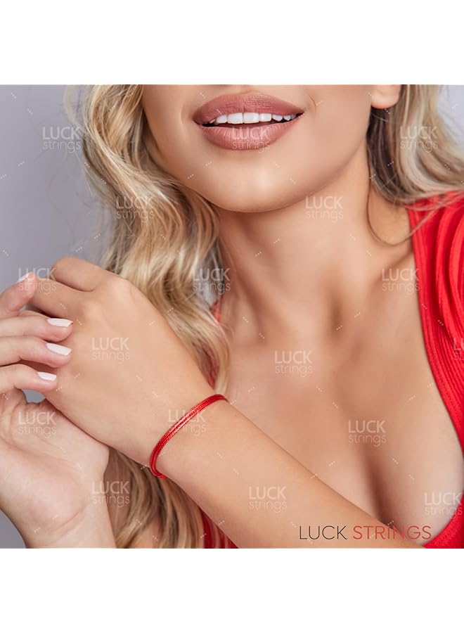 erorex Red Cord Bracelet For Men Adjustable Bracelet For Women Unisex Adult Waterproof Nylon Cord Surfer Passion Protection Strength Power Talisman Good Charm Energy Red Of Fate Love - Image 4