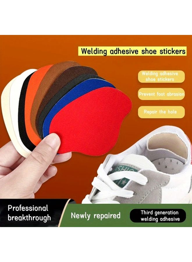 Self Adhesive Shoe Repair Patch Ultra Thin Anti Wear Heel Hole Fix Light Brown - Image 1