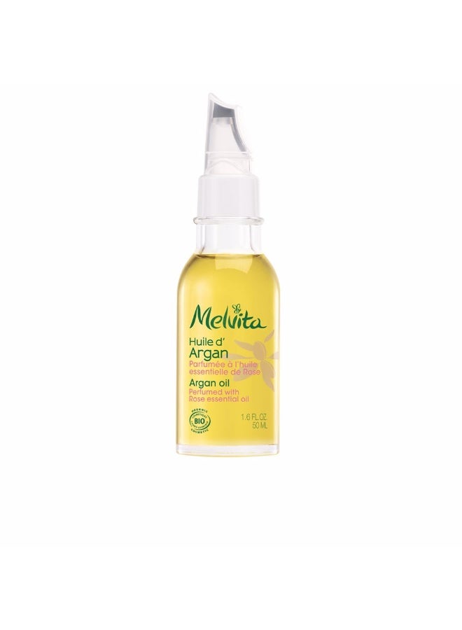 Melvita Argan Oil Perfumed with Rose Essential Oil 50ml - Image 1