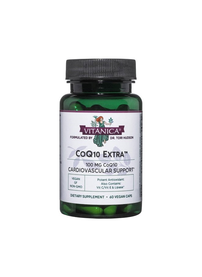 Vitanica Coq10 Extra Natural Coq10 100Mg Non Gmo Vegan 60 Capsules  - Image 1