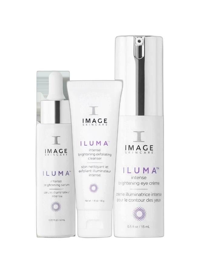 IMAGE SKINCARE Iluma Brightening Trio Kit cleanser 113 g & eye creme 15 ml & Serum 30 ml - Image 1