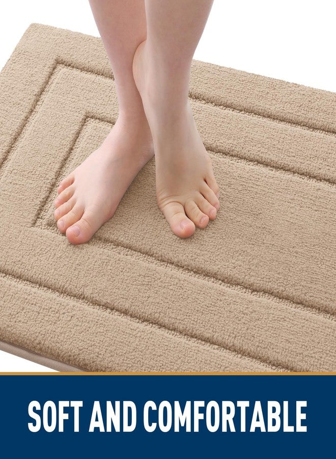 Smiry Dog Door Mat for Muddy Paws Indoor Entrance, Absorbs Moisture and Dirt Low-Profile Washable Front Door Mat for Floor Home Entryway (48x30 Inches, Beige) - Image 5