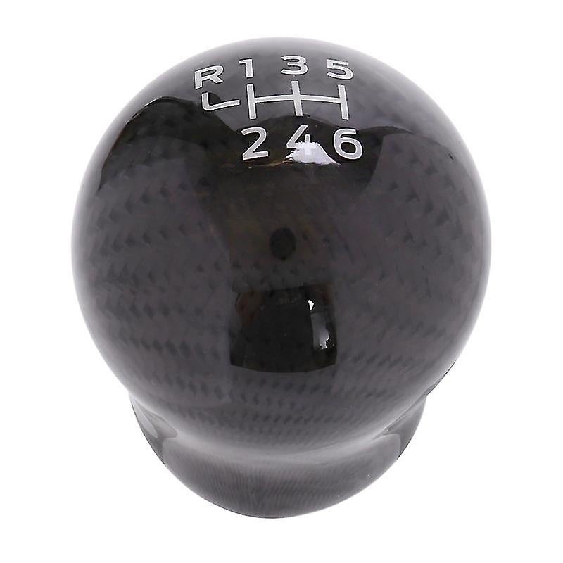 Manual Transmission Shift Knob - 6 Speed Real Carbon Fiber Direct Fit With 12mm Thread, Easy To Install for Ford Focus RS, Fiesta RS - Image 1