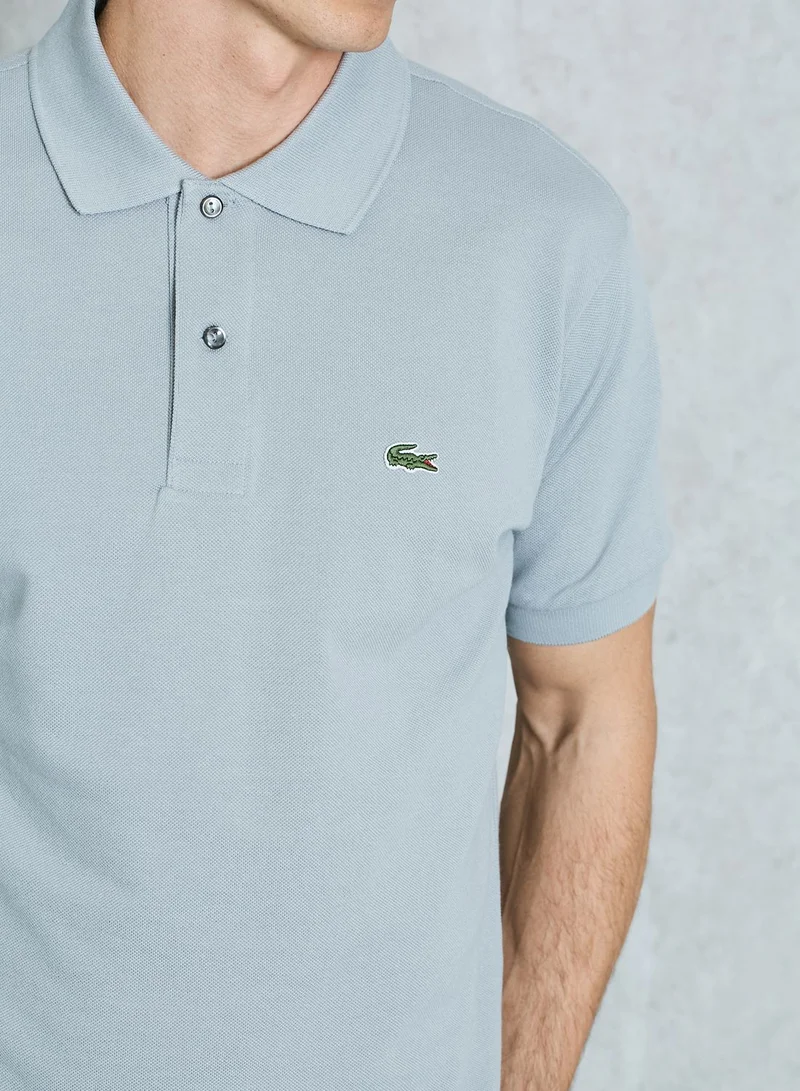 LACOSTE Ribbed Collar Polo