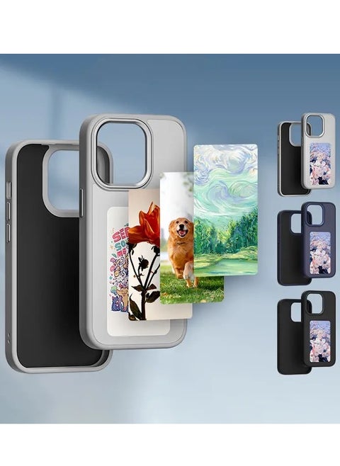 New smart cover for iPhone 15. You can place your favorite picture without a battery or charging using NFC technology