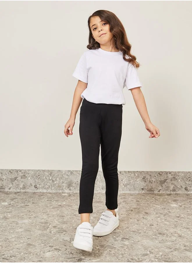 ستايلي Pack of 2 - Solid Cotton Leggings