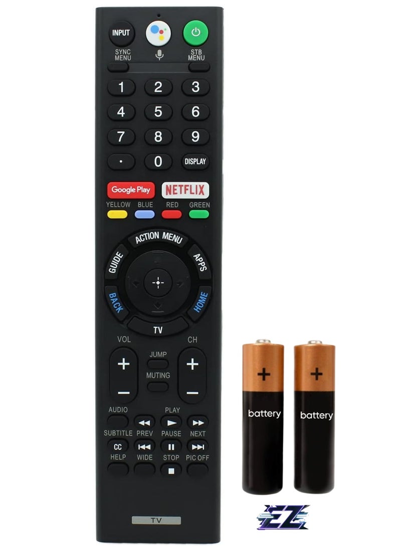 ELTRAZONE Replacement Voice Remote Control RMF-TX300U for Sony TV XBR-43X800E XBR-49X800E XBR-55X800E XBR-65X850E XBR-75X850E XBR-55X806E XBR43X800E XBR49X800E XBR55X800E XBR55X800E 0E XBR6 5X850E XBR75X850E with battery - Image 1