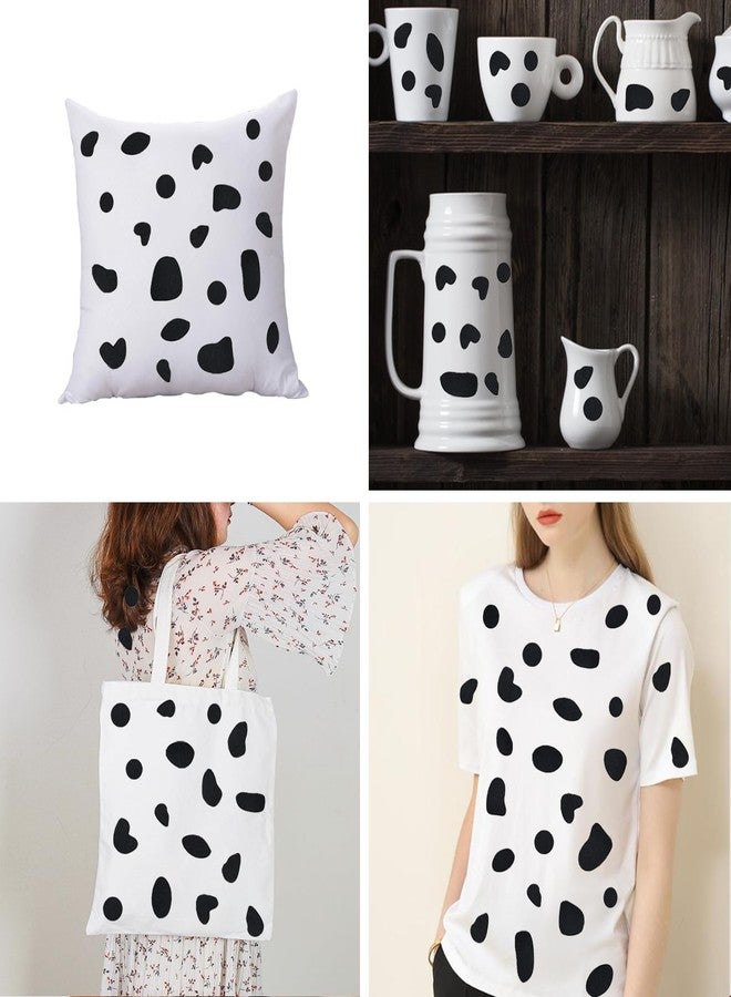 SXDMHYB 15 Sheets Black Adhesive Felt Circles Spotty Dog Felt Pads,360 pcs Irregular Shape Dots Felt DIY Felt Dots Sticker,for Halloween DIY Projects,Sewing Projects Costume,Holiday Decoration - Image 5