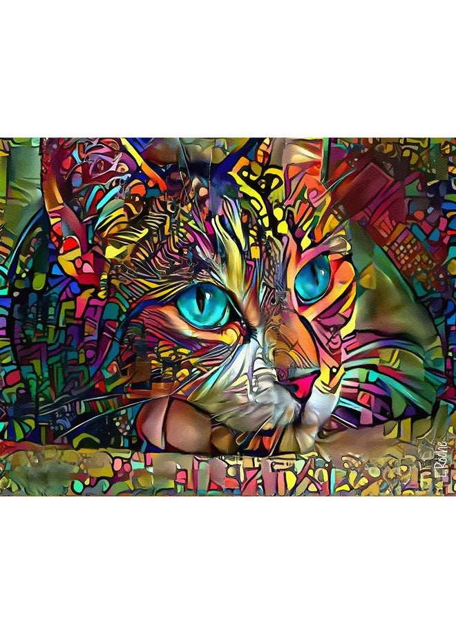 Ingooood Ingooood Jigsaw Puzzle 1000 Pieces-Sneak Peek Series - LOLA SIESTE, CAT - Entertainment Toys for Adult Special Graduation or Birthday Gift Home Decor  - Image 1