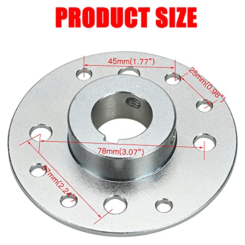 GREHUA 4" Go Kart Rear Drum Brake Band & Steel Sprocket Hub w/Cable Pin Kit 1" Bore 1/4" Keyway for Manco 1492 Azusa 2562 Predator 212cc 196cc 6.5hp Dune Buggies Drift Trike Heavy Duty Cart Parts - Image 5