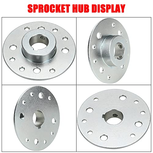 GREHUA 4" Go Kart Rear Drum Brake Band & Steel Sprocket Hub w/Cable Pin Kit 1" Bore 1/4" Keyway for Manco 1492 Azusa 2562 Predator 212cc 196cc 6.5hp Dune Buggies Drift Trike Heavy Duty Cart Parts - Image 4