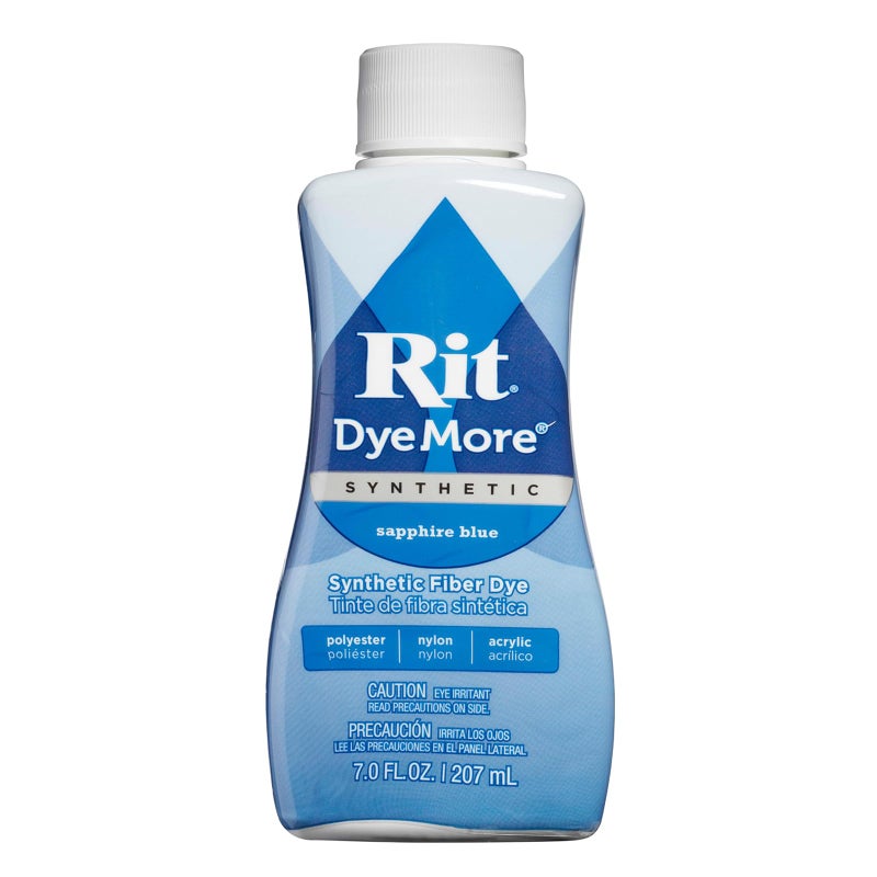 Rit DyeMore Liquid Dye, Sapphire Blue 7-Ounce - Image 1
