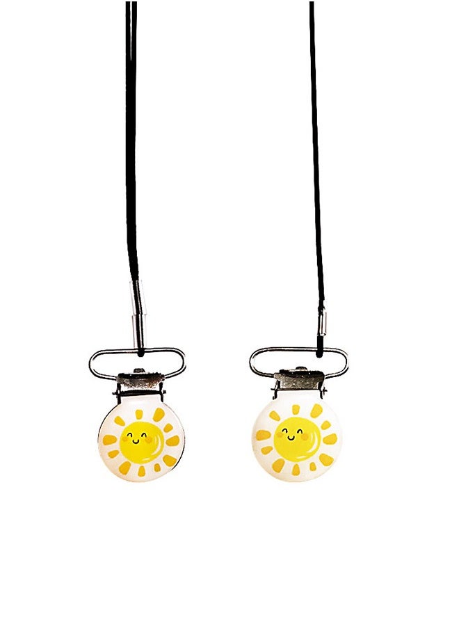 Tingoton - Children's BTE Hearing Aid Accessory Anti-Loss Strap with Sun Badge Design, Lanyard Protective Case, Attachable to Clothing, Double-Ear Wear - Image 1