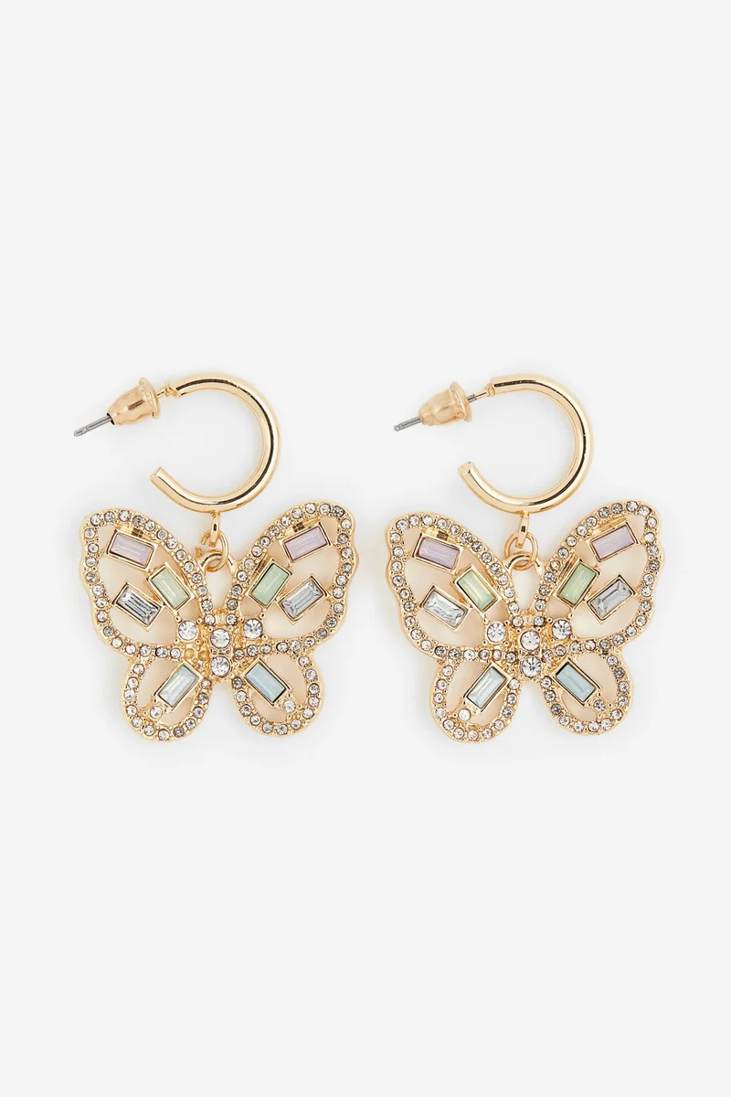 H&M Butterfly-shaped earrings