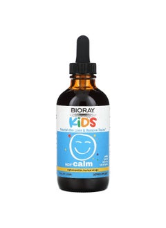BIORAY Bioray, Kids, NDF Calm, Naturopathic Herbal Drops, Vanilla, 4 fl oz (118 ml)  - Image 1