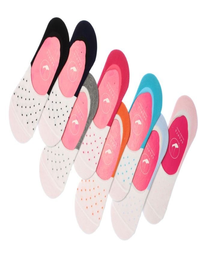 Fatah - Bundle Of 3 Soft Cotton Invisible Nets Socks For Women - Image 1