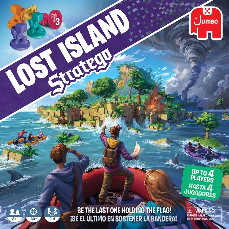jumbo Stratego Lost Island, Fun Multiplayer Family Strategy Game, 2-4 Players, Aged 8 Years Plus - Image 3
