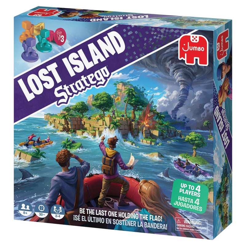 jumbo Stratego Lost Island, Fun Multiplayer Family Strategy Game, 2-4 Players, Aged 8 Years Plus - Image 5