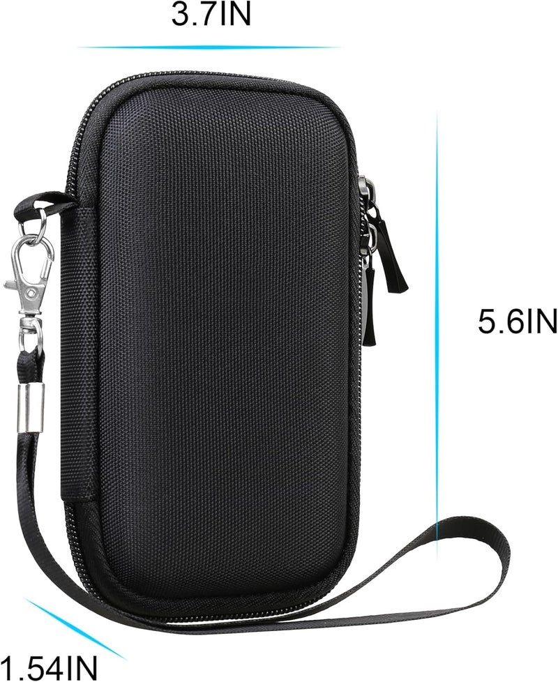 لاكدو حقيبة حمل القرص الصلب لمحرك أقراص الحالة الصلبة SanDisk Professional PRO-G40 SSD بسعات 1 تيرابايت و2 تيرابايت و4 تيرابايت USB-C خارجي، مصنوعة من مادة EVA مقاومة للصدمات ومقاومة للماء، حقيبة سفر تخزين، أسود+أسود - Image 5