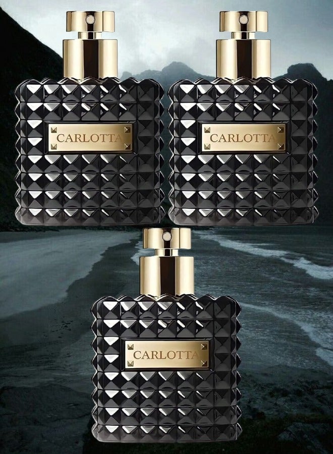Absolute 3 Pieces Carlotta Black Perfume 100ml EDT - Image 1