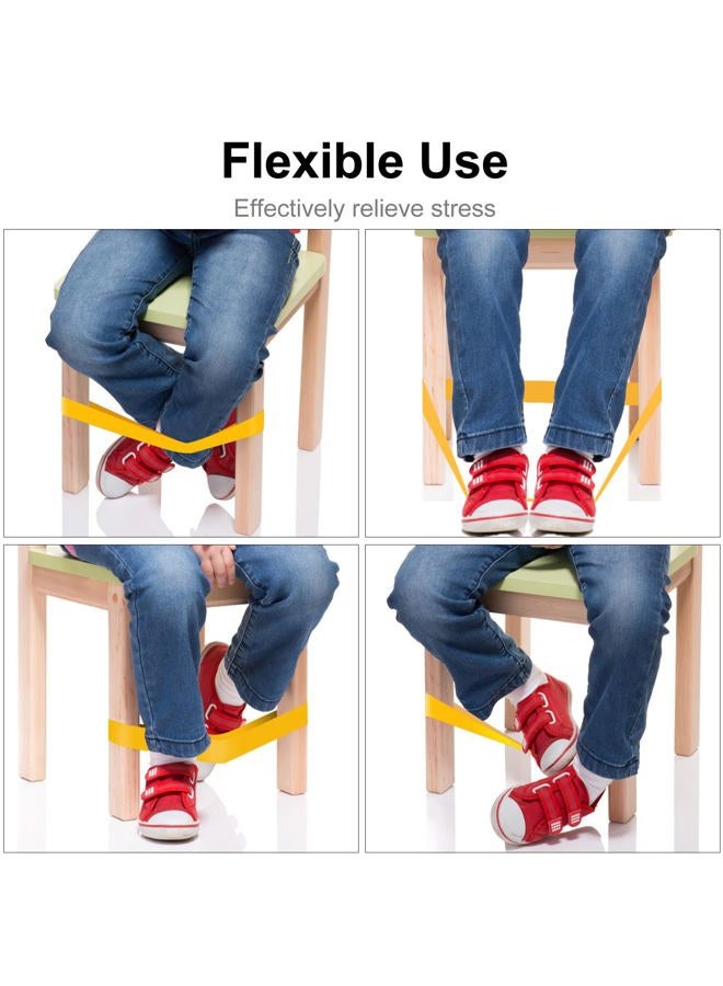 PLULON 15 Pack Chair Bands for Kids with Fidgety Feet Colorful Chair Fidget Bands Desks Stretch Foot Band ADHD Sensory Flexible Bands for Classroom Home - Image 4