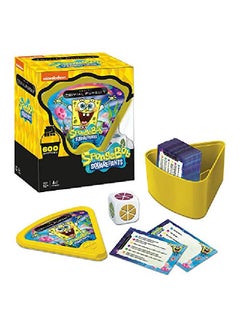 USAopoly Trivial Pursuit Spongebob Squarepants Quickplay Edition | Trivia Game Questions From Nickelodeon'S Spongebob Squarepants | 600 Questions & Die In Travel Container | Officially Licensed Spongebob Game  - Image 3
