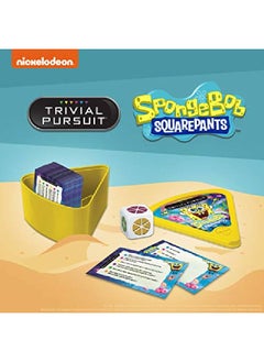 USAopoly Trivial Pursuit Spongebob Squarepants Quickplay Edition | Trivia Game Questions From Nickelodeon'S Spongebob Squarepants | 600 Questions & Die In Travel Container | Officially Licensed Spongebob Game  - Image 5
