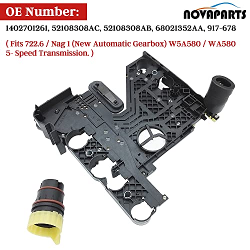 NOVAPARTS 52108308AC 1402701261 NAG1 Transmission Valve Body Conductor Plate w/Speed Sensor Connector 917-678 for 2005-2020 Chrysler 300 Dodge Challenger Charger Magnum Jeep Grand Cherokee W5A580 - Image 3