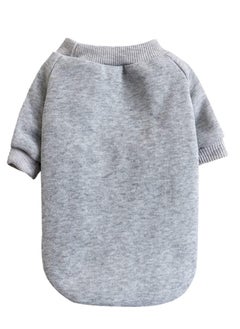 Najwa Cat Sweaters Shirts for Cats - Hairless Cat Cotton Tshirts Pet Clothes - Pullover Kitten T-Shirts with Sleeves - Cats & Small Dogs Apparel (Light Grey, Medium)  - Image 2
