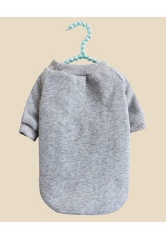 Najwa Cat Sweaters Shirts for Cats - Hairless Cat Cotton Tshirts Pet Clothes - Pullover Kitten T-Shirts with Sleeves - Cats & Small Dogs Apparel (Light Grey, Medium)  - Image 5