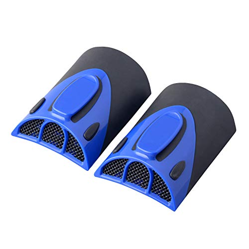 Goldfire 1 Pair Universal Motorcycle Jacket Vents Clip-on Rider Cooling System Jacket Sleeve Vent for Summer Warm & Hot Weather (Blue) - Image 3