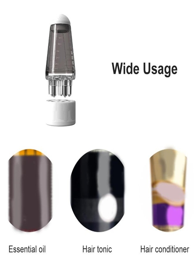 SYCOOVEN Scalp Applicator Comb for Hair Growth, Hair Oil Scalp Massager Root Comb Bottle for Essential Oil Hair Treatment (Grey) - Image 4