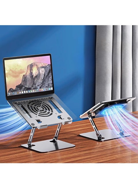 Laptop Cooling Pad – Gaming Notebook Cooler for Desk and Lap Use, with Fan Stand and Built-in Phone Holder,Notebook Cooler.