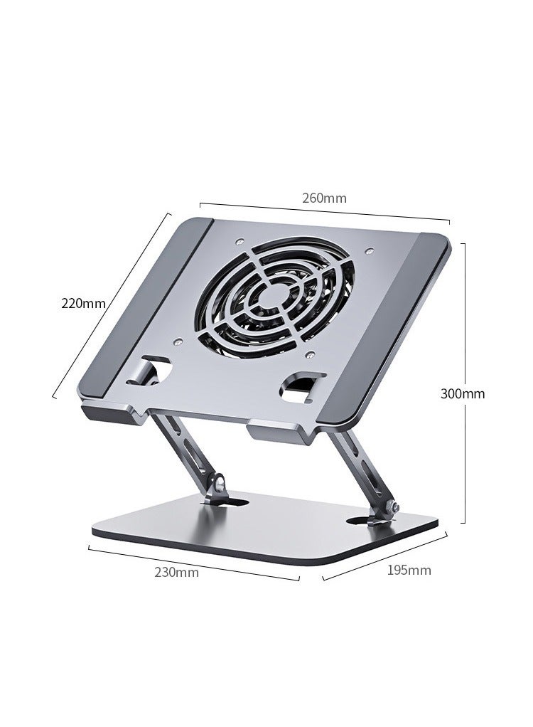 Laptop Cooling Pad – Gaming Notebook Cooler for Desk and Lap Use, with Fan Stand and Built-in Phone Holder,Notebook Cooler.