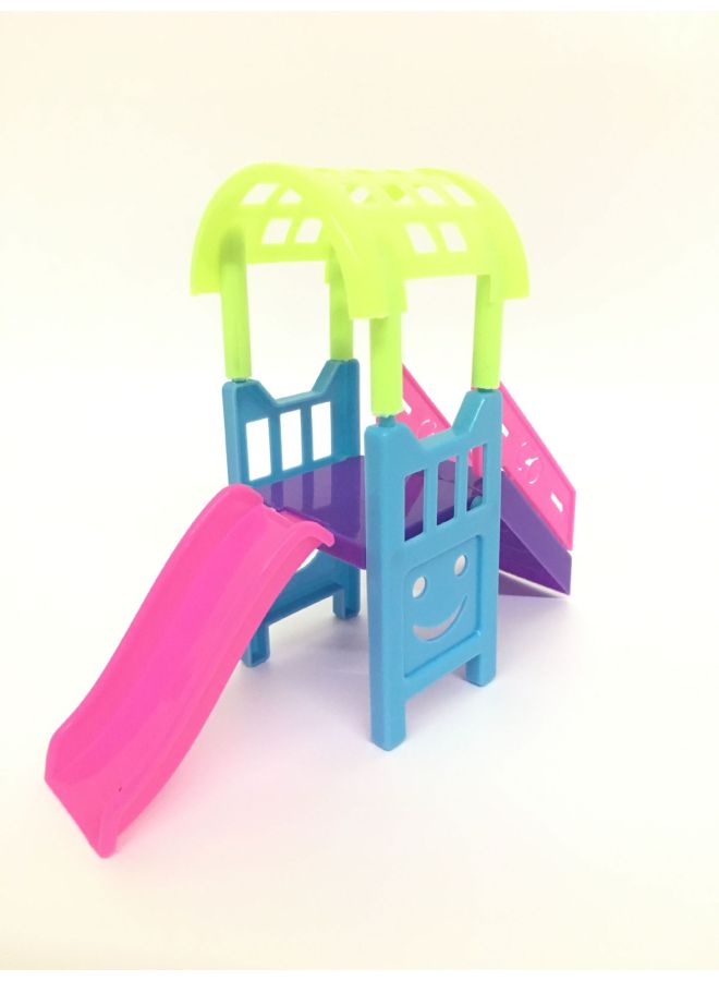 Toy Accessories Toy Slide Doll Amusement Park Suitable For 10cm Doll Slide Amusement Park-Color:Products Do Not Contain Dolls  - Image 3