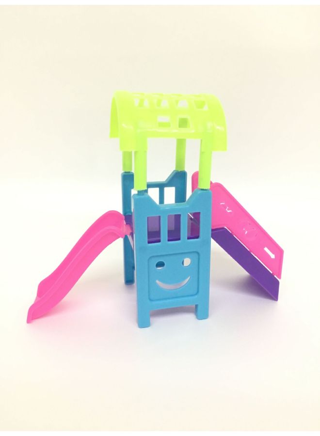 Toy Accessories Toy Slide Doll Amusement Park Suitable For 10cm Doll Slide Amusement Park-Color:Products Do Not Contain Dolls  - Image 2