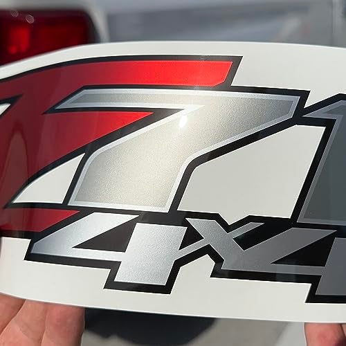 GOLD HOOK z71 4x4 Decals, Bedside Sticker for Chevy Truck (2007-2013) 1500 2500 HD (Premium Series (Metallic Finish)) - Image 5