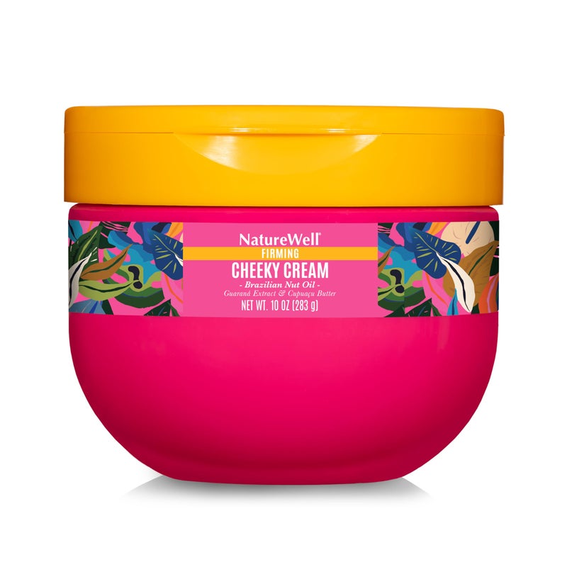 NATURE WELL Ultra-Rich Firming & Tightening Cheeky Body Cream, Promotes Deep Hydration, Fast Absorbing, Scents of Pistachio Cream, Almond Blossom, Brazil Nut, Cupuacu, Coconut, & Salted Caramel, 10 Oz - Image 2