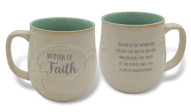 Cathedral Art Abbey & CA Gift Woman of Faith Pottery Mug, 14 fl.oz. Multi - Image 5