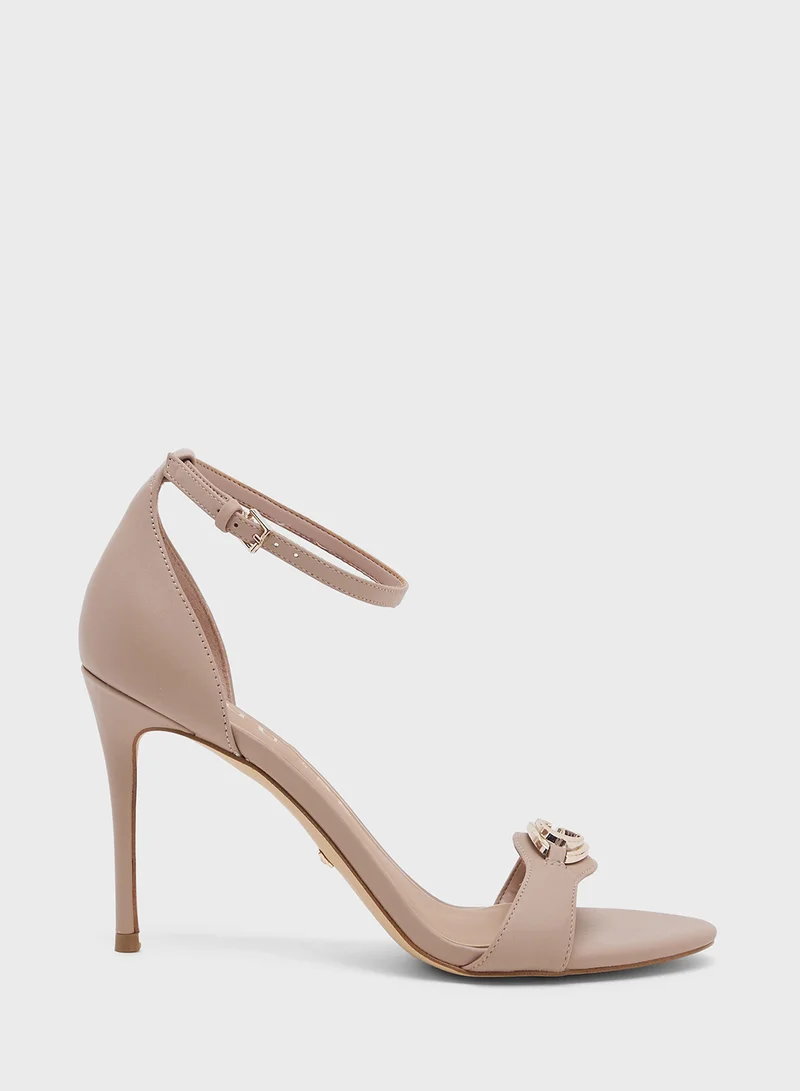 GUESS Ankle Strap High Heel Sandals