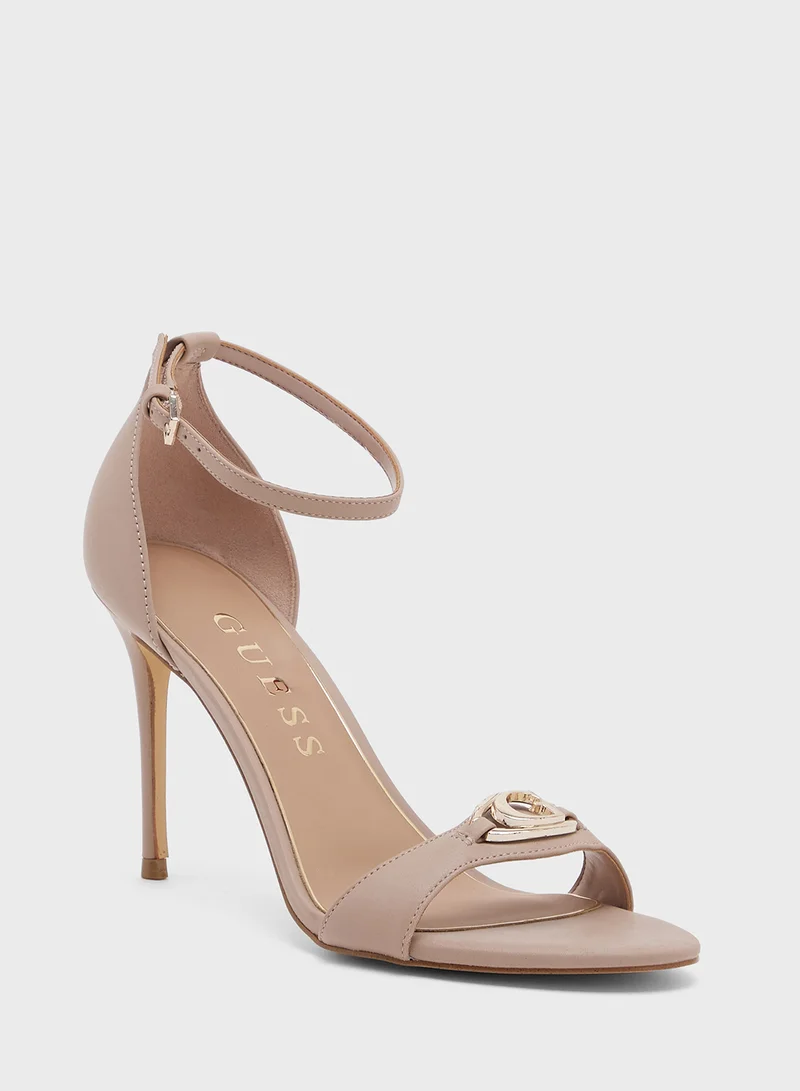 GUESS Ankle Strap High Heel Sandals