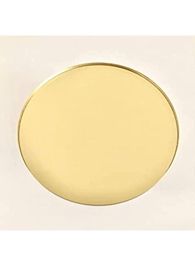 LAMSIT IBDAA Acrylic Circles 3mm Thick 16-Pack (4 Inch, Golden Mirror) - Image 1