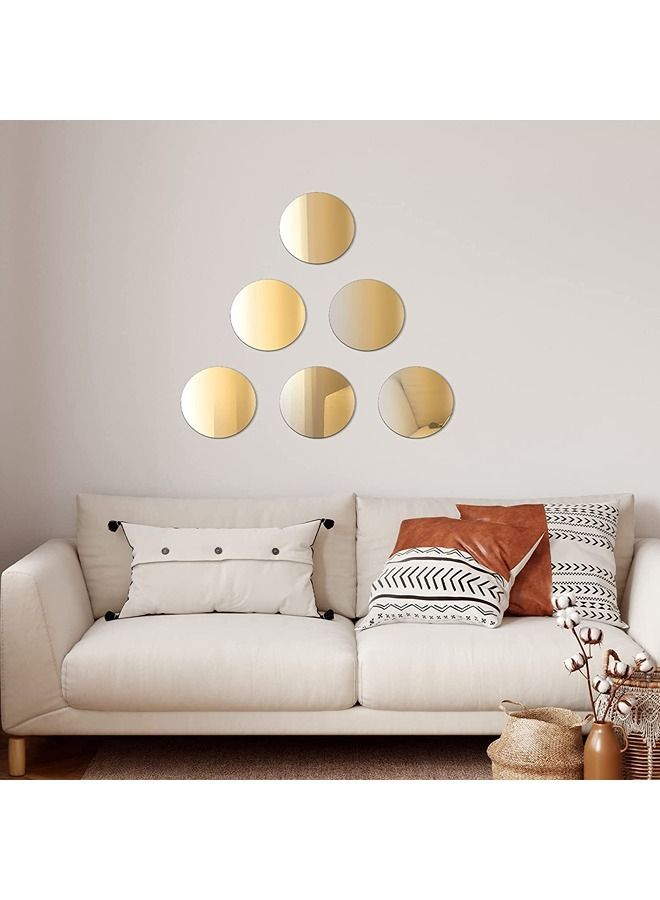 LAMSIT IBDAA Acrylic Circles 3mm Thick 16-Pack (4 Inch, Golden Mirror) - Image 2