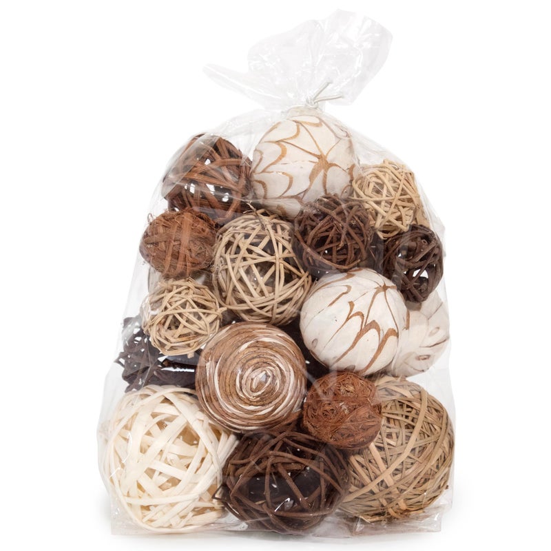Andaluca Decorative Balls Bag Bowl Filler Home Decor (Beige) - Image 2