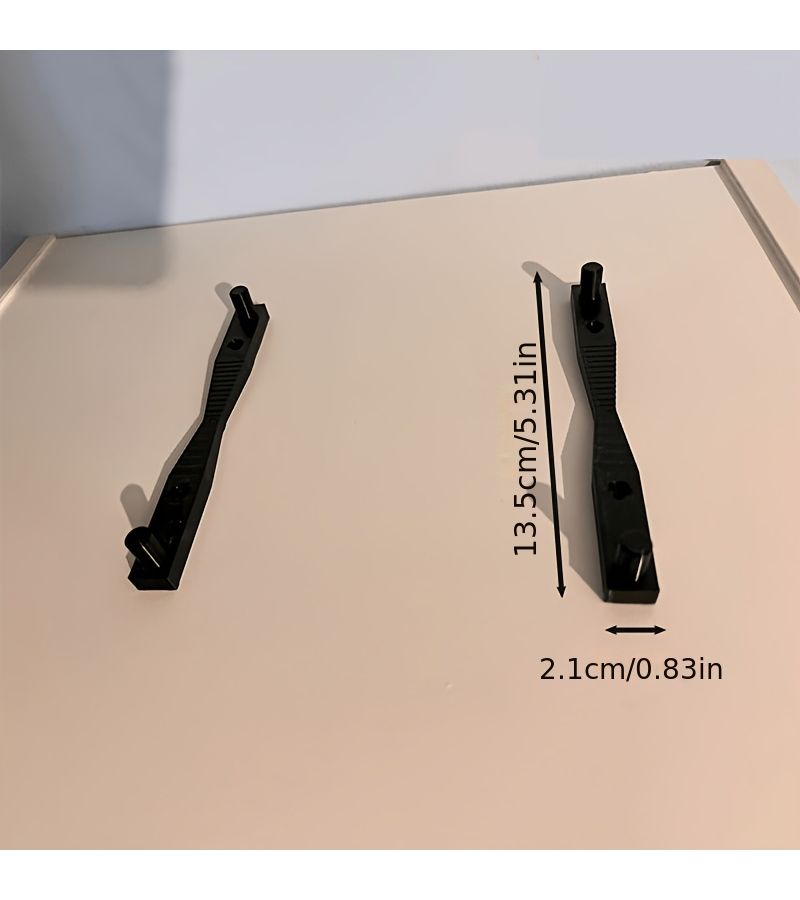 2 Black Wall Mount Charger Brackets For Dc18Rc 18V Power Tool Storage Station - Image 3